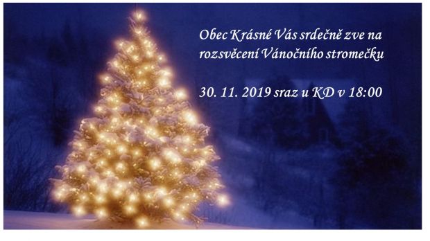 Rozsvěcení stromečku 2019