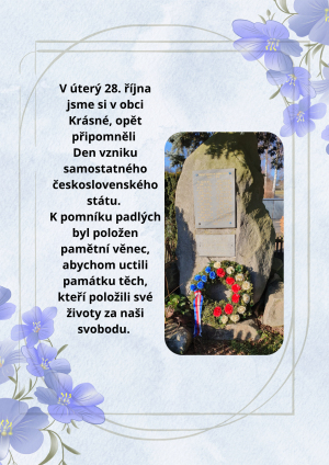 Uctění památky 28.10.2025